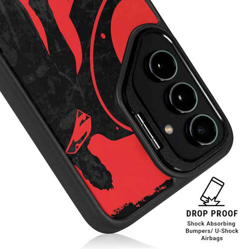 DC Comics Superman Silhouette Flying Galaxy S25 Kickstand Case